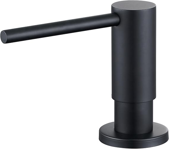 Soap Dispenser for Kitchen Sink Matte Black, Countertop Sink Soap Dispenser