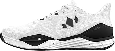 Diadem Mens Court Burst Hard Court BlackYellow Pickleball Shoe