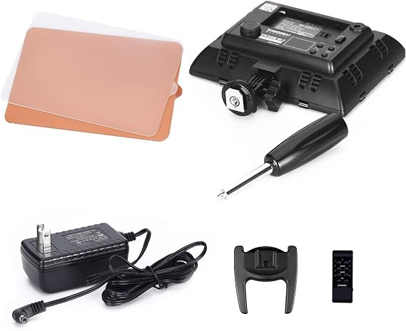 YONGNUO YN300 III YN-300 III LED Camera Video Light Panel with 12V2A AC Adapter Adjustable Color Temperature 3200K-5600K