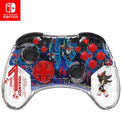 PDP REALMz Wireless Controller: Sonic Shadow Space Colony Nintendo Switch 2