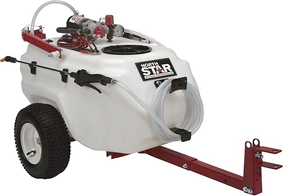 NorthStar 21-Gallon Tow-Behind Boom/Spot Sprayer, 2.2 GPM, 12V, 70 PSI