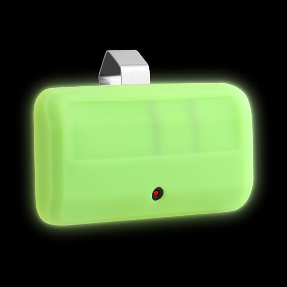 Cover for Liftmaster Chamberlain Craftsman Solidremote 893LM 891LM 893MAX Replacement Garage Door Opener Remote Control Silicone Case Glow Green Skin
