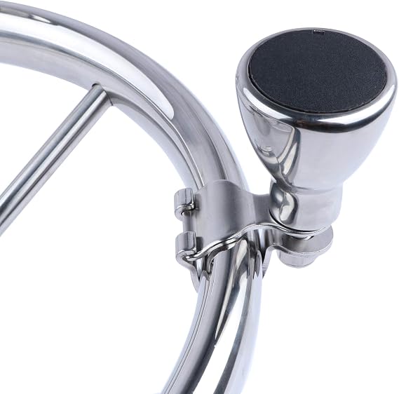 AISI 316 Stainless Steel Boat Steering Wheel Knob, Steering Wheel Maneuvering Suicide Knob
