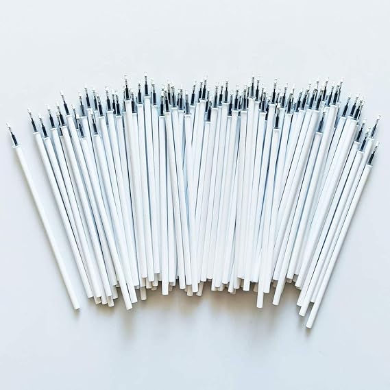 sencoo 100 Pack 0.5 mm Blue Gel Ink Pen Replace Refills