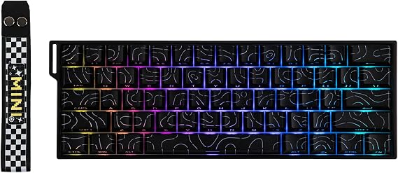 EPOMAKER Aula MINI60 HE Wireless Gaming Keyboard, 8K Hz Polling, SOCD & DKS, 60% Hall Effect Keyboard with Fast Trigger & Adjustable Actuation, RGB, PBT Keycap, for Win/Mac (Max)