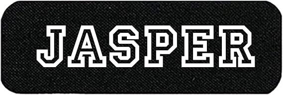 K9 Sport Sack Custom Name Patch for Dog Carrier Backpack (Black) 2" X 6"