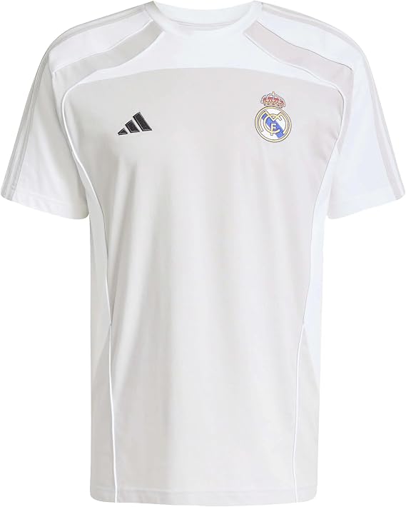 adidas Real Madrid UBP T-Shirt - Men's (JN3062, Grey/White)