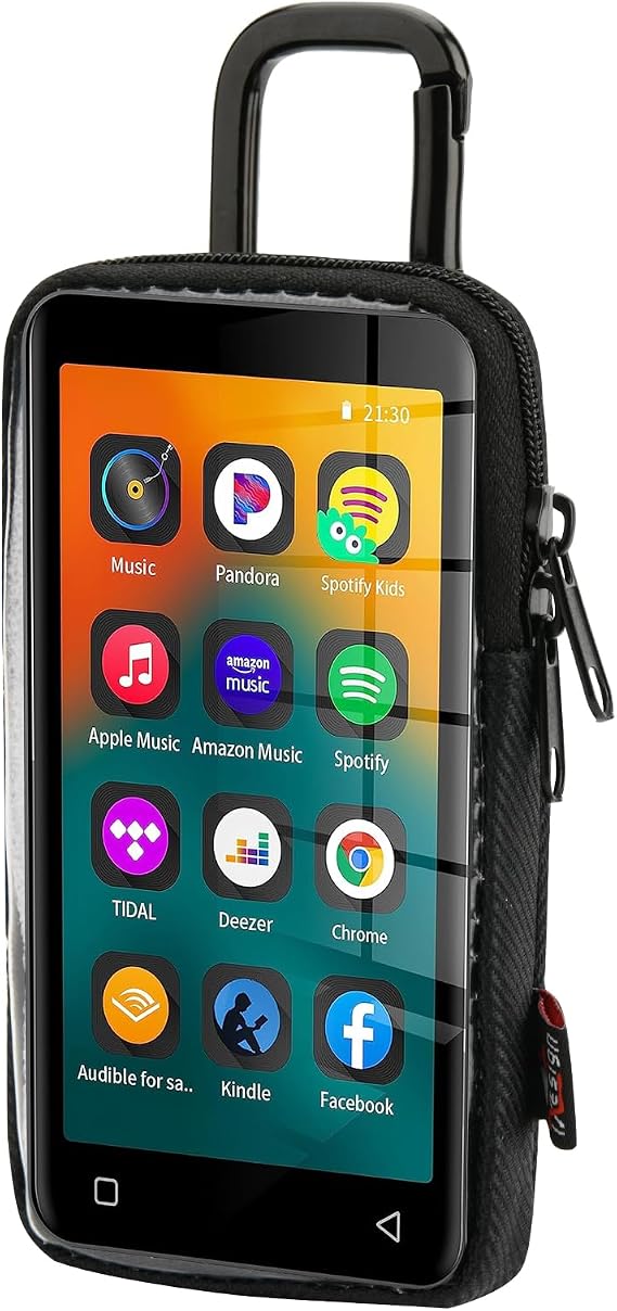 MP3 Player Case Compatible with INNIOASIS G1 and INNIOASIS G3 Player, Travel Carrying Bag MP3 Organizer Pouch with Clear Window Protective Bag (Case Only)