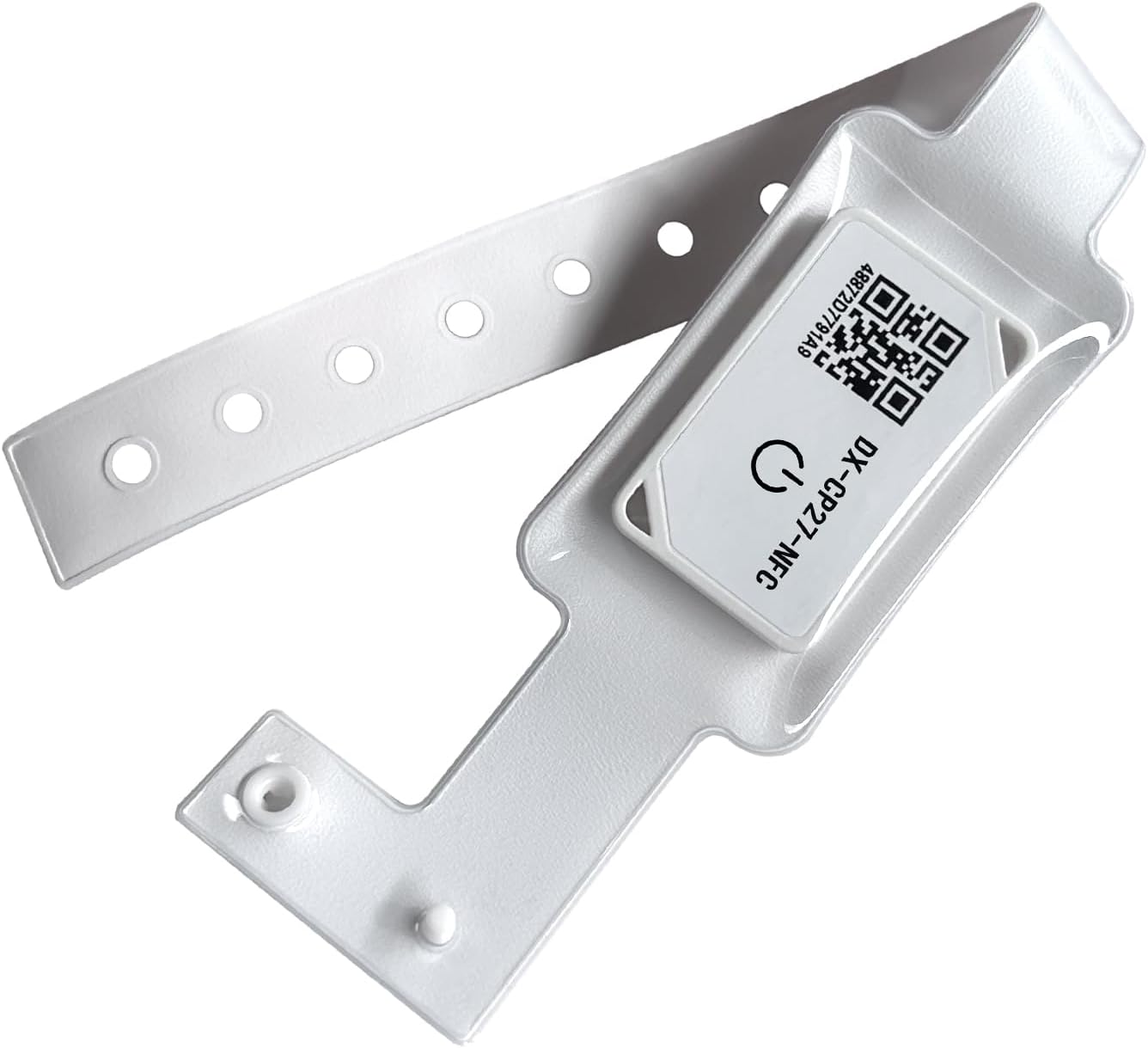 DX-CP27 NFC Disposable Wristband Bluetooth Beacon IP67 Waterproof, Used for Indoor Tracking, Childrens Playground, Hospital, Nursing Home CP27-NFC Wristband Set
