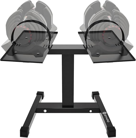 2026 NEW Adjustable Dumbbell Stand, 200 lb Capacity, Dumbbell Rack with Adjustable Belt, Heavy Duty Column Dumbbell Stand, Easy Storage & Safety for Home Gym, Dumbbell Rack Stand Only