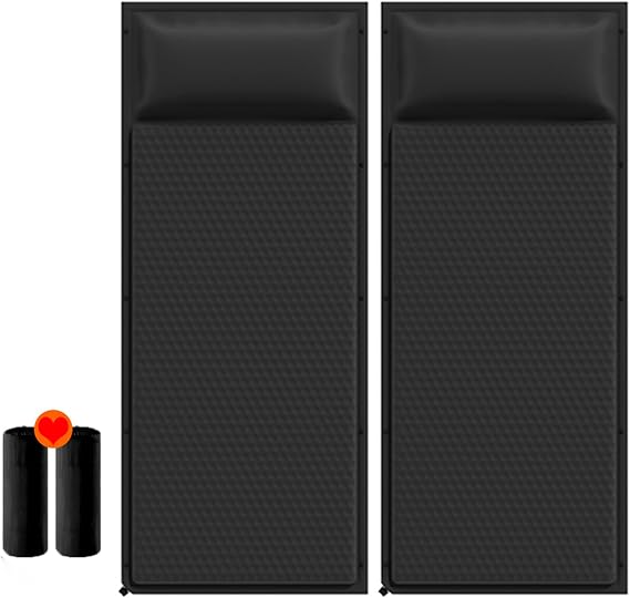 Car Air Mattress Foldable for Mercedes Benz EQ EQA H243 SUV EQA 250/EQA 300/EQA 350 SUV, Back Seat Camping Bed Breathable Airbed Auto-Inflation Without Air Pump SUV,Black Twin