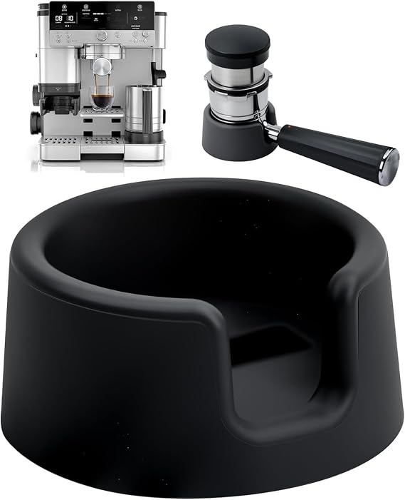 Coffee Tamper Base for Ninja Luxe Cafe ES601/ES701, Food-Grade Silicone Tamping Station Enhances Stability and Extraction, Compatible with Ninja Espresso Machine Handheld Portafilter Holder
