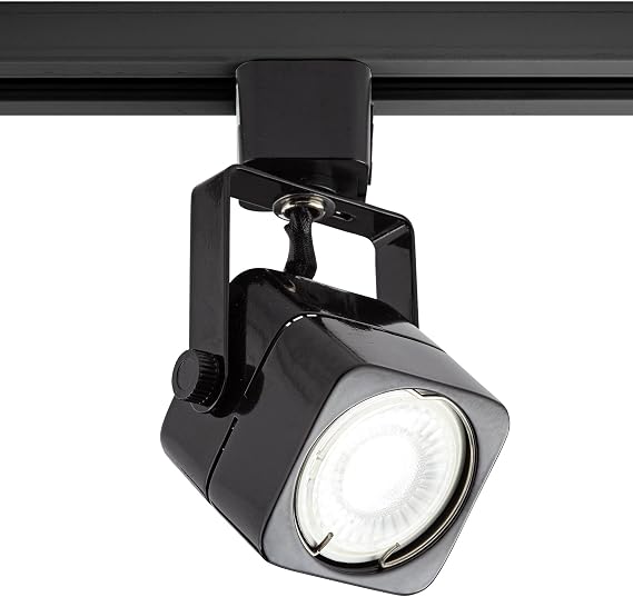 Black Square 6.5 Watt LED Bullet Head for Juno Track System