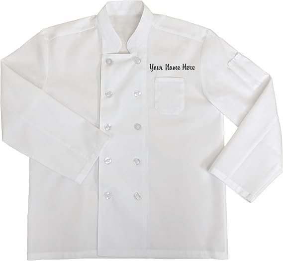 ChefsCloset Custom Kids Size Peanut Youth Embroidered Chef Coat