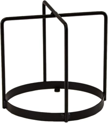 Buyers Products 8891002 Black Powder-Coated Beacon Brush Guard, 6 Inch Diameter x 6.5 Inch Tall, Quad-Bar Protection Corrosion Resistant, Utility Truck, Safety Truck, Black