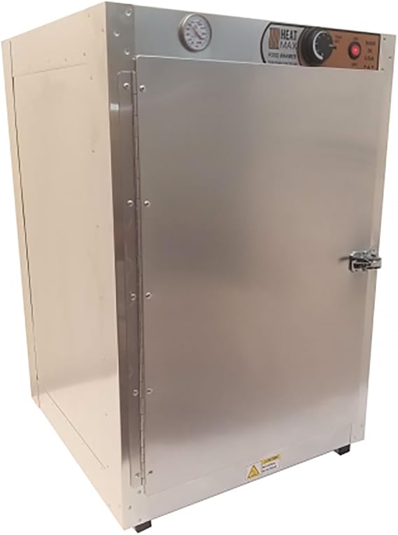 HeatMax 191929 Food Warmer Hot Box, Concession Warmer, Pizza Warmer, Great for Fund Raising, Shelves are 15.75"W x 18.5"D, NOT FOR PROOFING -- MADE IN USA with service and support, FOR HALF SIZE PANS