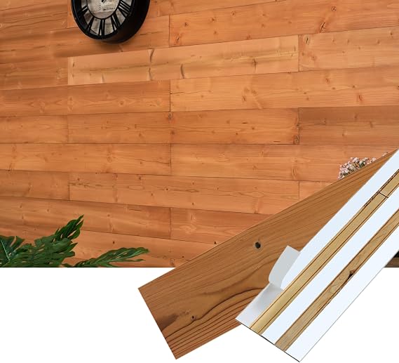 WoodyWalls Peel and Stick Wood Planks | Real Wood Wall Panels | Premium Set of 12 Wood Planks for Walls | DIY Wood Paneling (19.5 sq. ft. per Box) Arizona