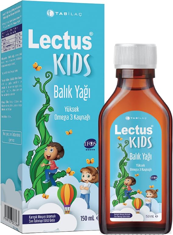 Lectus Kids Fish Oil Mixed Fruit Flavored
