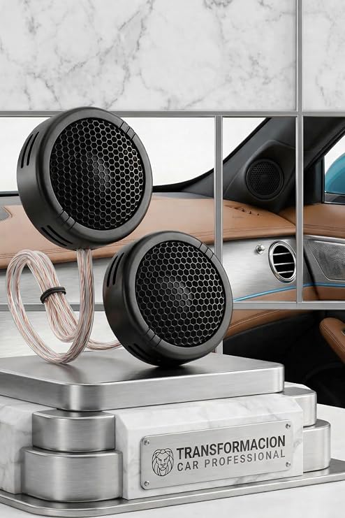Transformacion TS-S250 Tweeter Seti, 350W, 3,5 cm Kompakt Tasarım, Kristal Netliğinde Tiz Ses, Araç İçi Kullanım, 1 Çift (2 Adet)