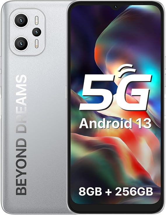 UMIDIGI F3 Pro 5G Unlocked Cell Phones, Android 13 Unlocked Smartphone, 14(8+6) GB+256GB, 48MP Main Camera, 6.6 FHD+ Display Screen, Octa-Core Processor, 6000mAh Battery, Dual 5G SIM, NFC