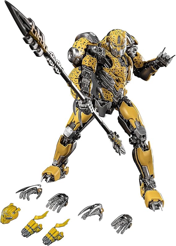 YOLOPARK Transformers Toys Rise of The Beasts Movie Cheetor Action Figure with Bumblebee’s Weaponry - Kids Ages 8 and Up,7.08 Inch (Cheetor)