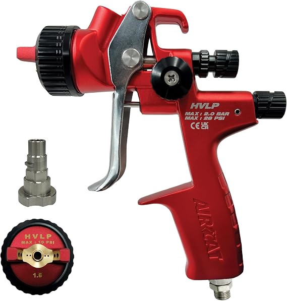AIRCAT 6905 HVLP Gravity Feed Spray Gun, 1.6 mm