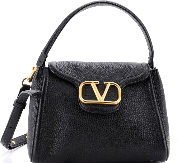 Pre-Loved Alltime Top Handle Bag Leather Small, Black