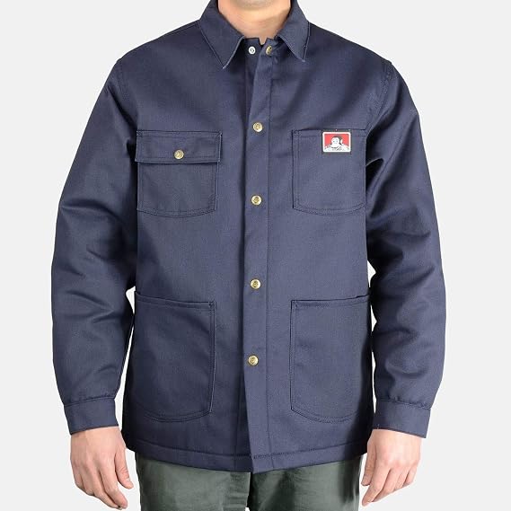Ben Davis Original Jacket, Snap Front Navy