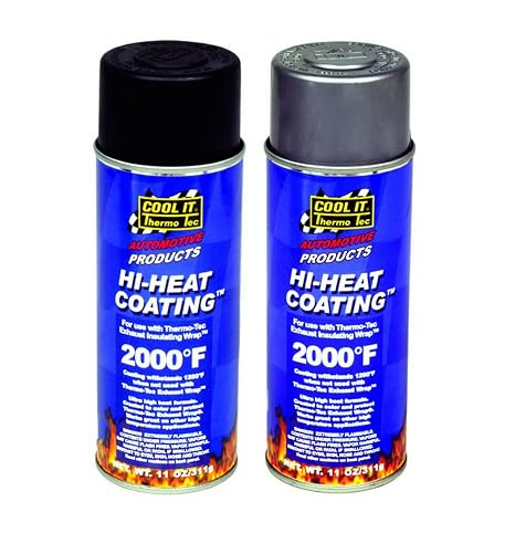 Thermo Tec 12001 Black High Heat Coating 12 oz