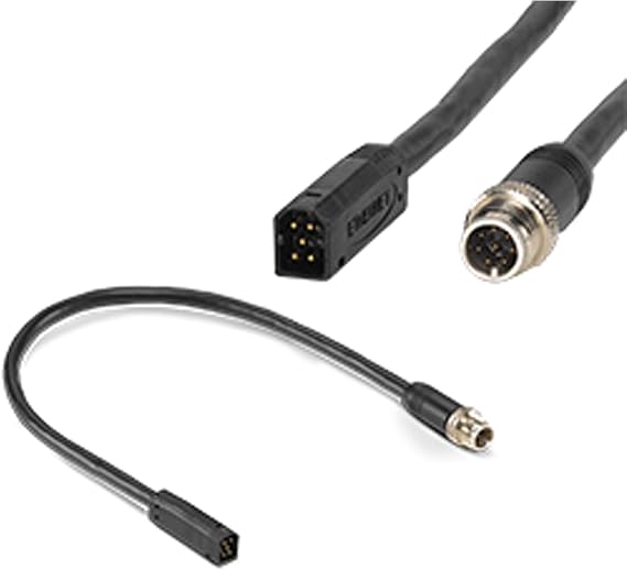 Humminbird 720074-12 AS EC QDE 12 Ethernet Adapter Cable, Black