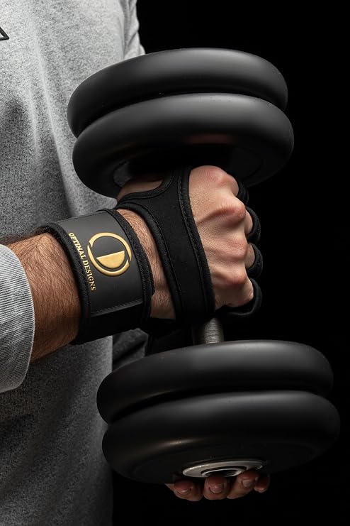 Weightlifting Exercise Workout Cross Training Gym Gloves with Integrated Wrist Wraps