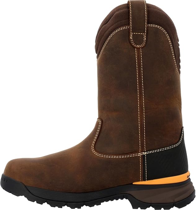 Georgia Boot Men's TBD Waterproof Wellington Pull-On Work Boots