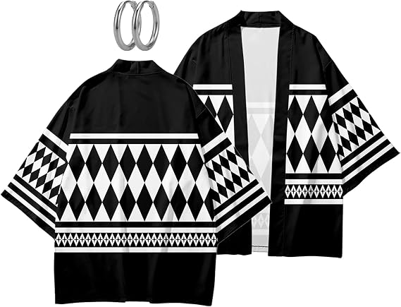 Darken Ken Ryuguji Cosplay Costume Kimono Cardigan Haori Short Sleeve Shirt Cloak Outfit Halloween (Draken, Large)