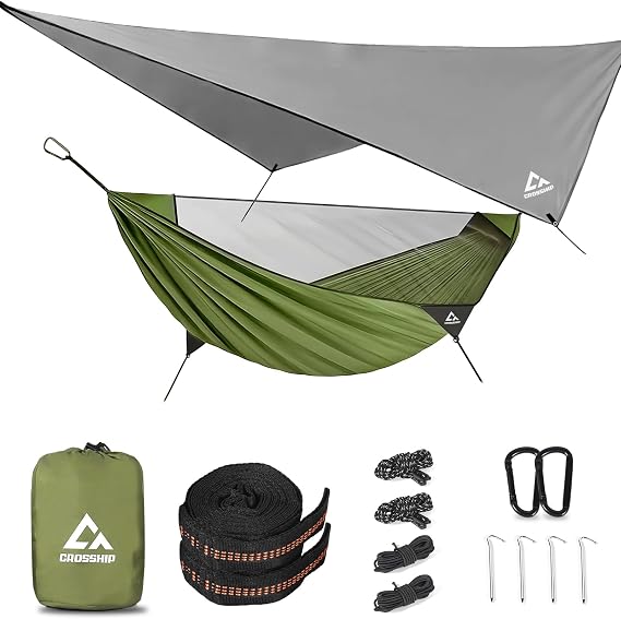 Camping Hammock Mosquito Net with Rain Fly