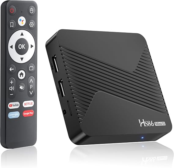 HS86 MINI13 TV Box Android 14.0, 2026 New Android Box RK3528mini 4GB 64GB Support 4K 8K 2.4G/5.8G Dual-Band WiFi 6 HDR10+ 100M Ethernet BT 5.0