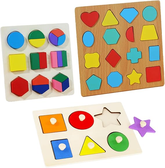 Activity Kits for Dementia Patients,Matching Game for Elderly,Wood Puzzles for Seniors,Dementia Activities for Seniors,Toys for Alzheimers Patients,Alzheimers Products,Gifts for People with Dementia