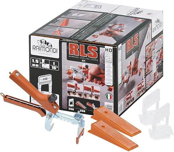 Raimondi 1/16" (1.5MM) Heavy Duty Tile Leveling System Kit
