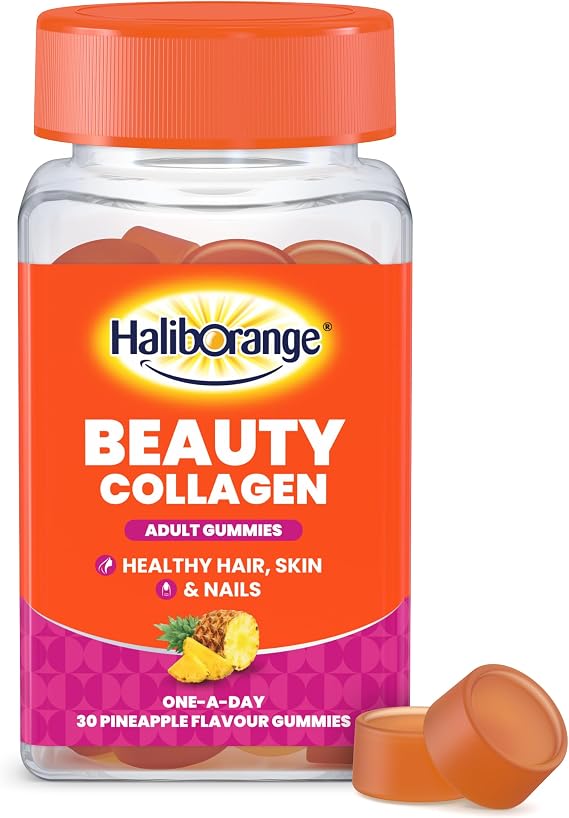 Haliborange Adult Beauty Collagen Chews for Skin, Hair & Nails, 30 Gummies