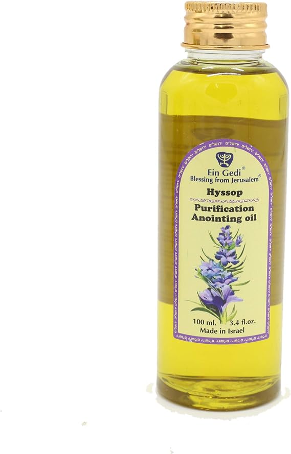 Anointing Oil 100 ml - 3.4fl oz Blessing From Jerusalem Made In Holyland For Prayer And Blessings Scented With Oils Of The Bible