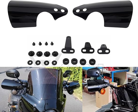 Club Style Handlebar Handguards Upgrade Bracket with Cutouts