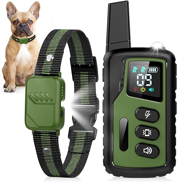 Shock Collar for Dogs, Ultimate Dog Training Collar with Remote, 4500FT Range, IP68 Waterproof, 3 Humane Modes (Beep, Vibration, Shock), Safety Lock & Safety Light for Small, Medium & Large Dogs