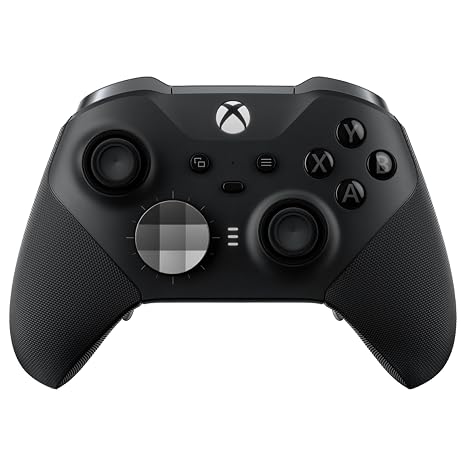 Xbox Wireless Gaming Controller | Elite Series 2 | Black | Consoles, PCs, TVs, mobile, and more | Adjustable Thumbsticks | Trigger Locks