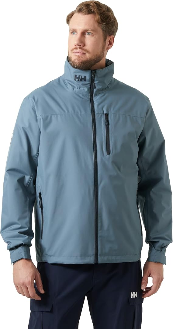 Helly Hansen Men's Crew Midlayer Waterproof Jacket Windproof Breathable Sailing Coat