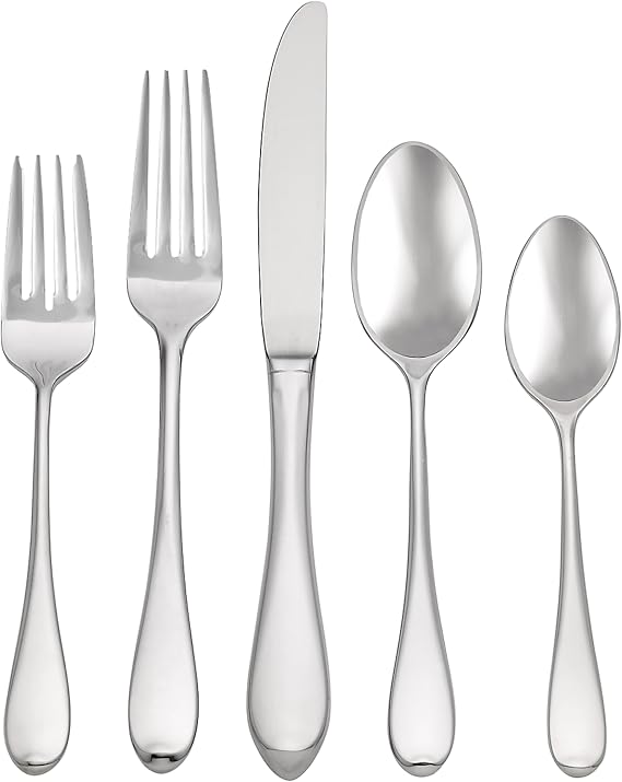 Gorham Studio 45-Piece 18/10 Silverware Set for 8, Flatware
