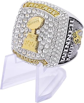 2024 Fantasy Football Championship Ring Award Prize Trophy Sports Winner FFL Champion Ring