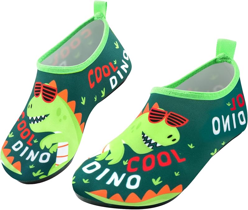 Sunnywoo Water Shoes for Kids Girls Boys,Toddler Kids Swim Water Shoes Quick Dry Non-Slip Water Skin Barefoot Sports Shoes Aqua Socks for Beach Outdoor Sports