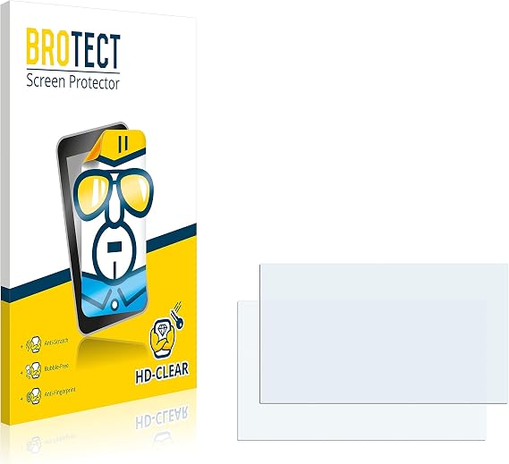 brotect 2X HD-Clear Screen Protector for Aya Neo Handheld Computer, Crystal-Clear, Hard-Coated, Dirt-Repellent