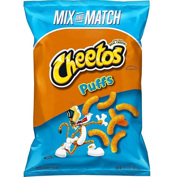 Cheetos Cheese Puffs Party Size 15. 25 oz Bag (2)