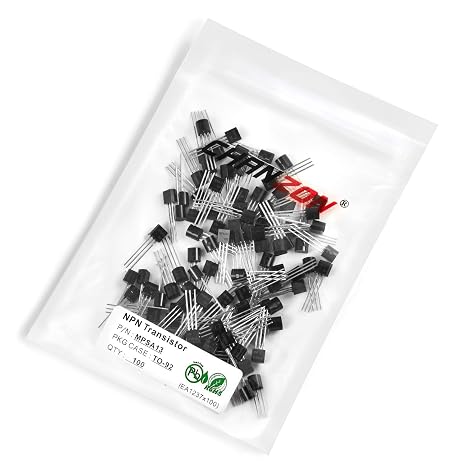 Chanzon 100pcs MPSA13 TO-92 NPN Darlington Bipolar Junction Transistor