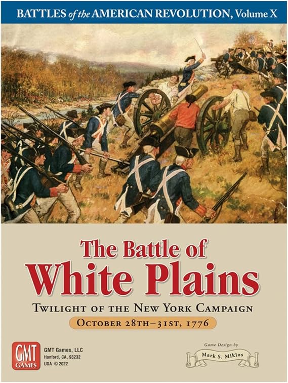 GMT: The Battle of White Plains Boardgame, Vol 10 in The Battles of The American Revolution Game Series